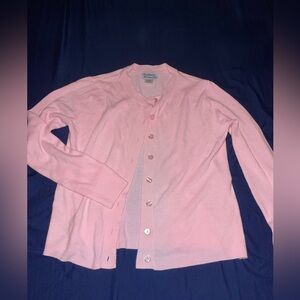 Anthony Richards Pink Cardigan Sweater
